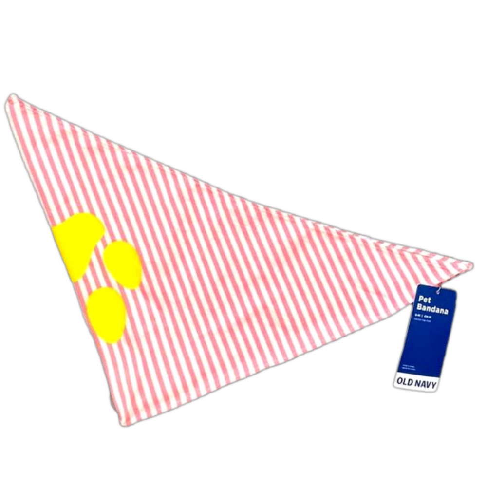 Pet Dog Paw Print Bandana - Brand New